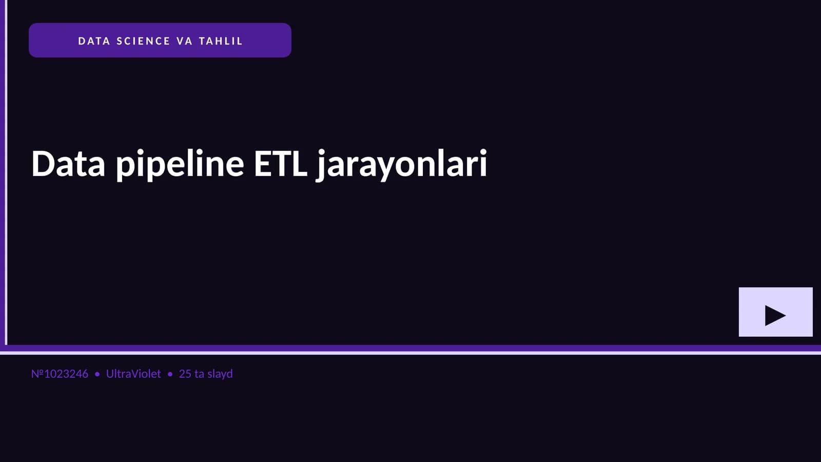 DATA SCIENCE VA TAHLIL