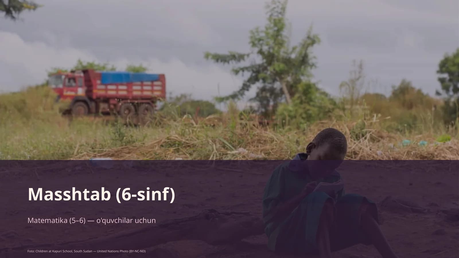 Masshtab (6-sinf)
