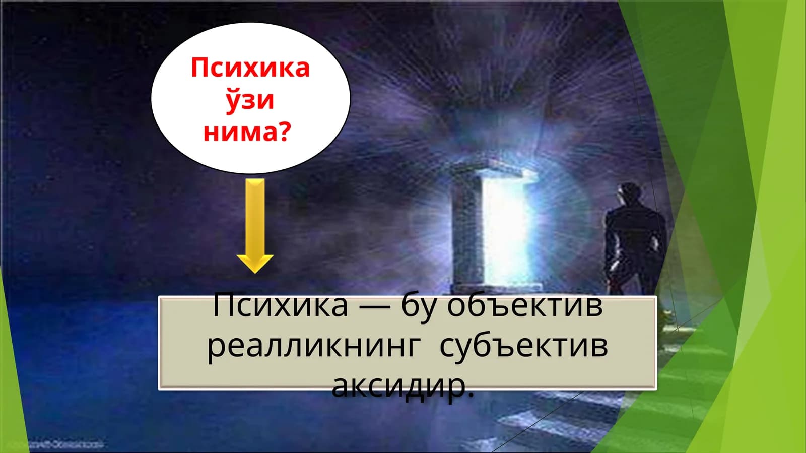 Психика ўзи нима?