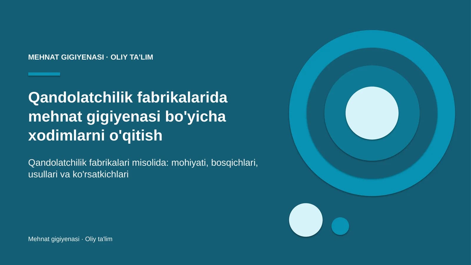 qandolatchilik fabrikalarida mehnat gigiyenasi bo'yicha xodimlarni o'qitish 6702