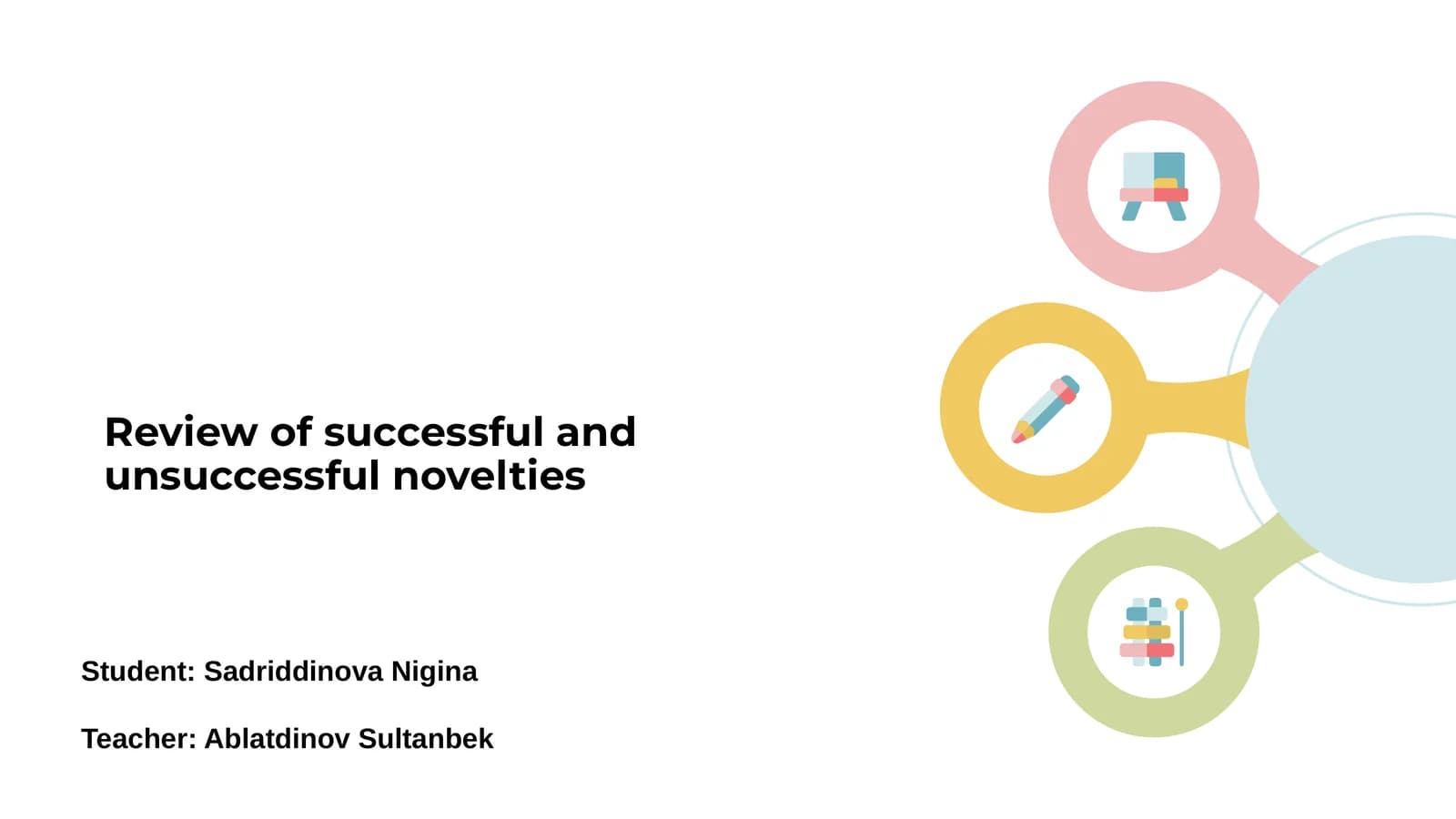 Novelties Review Presentation