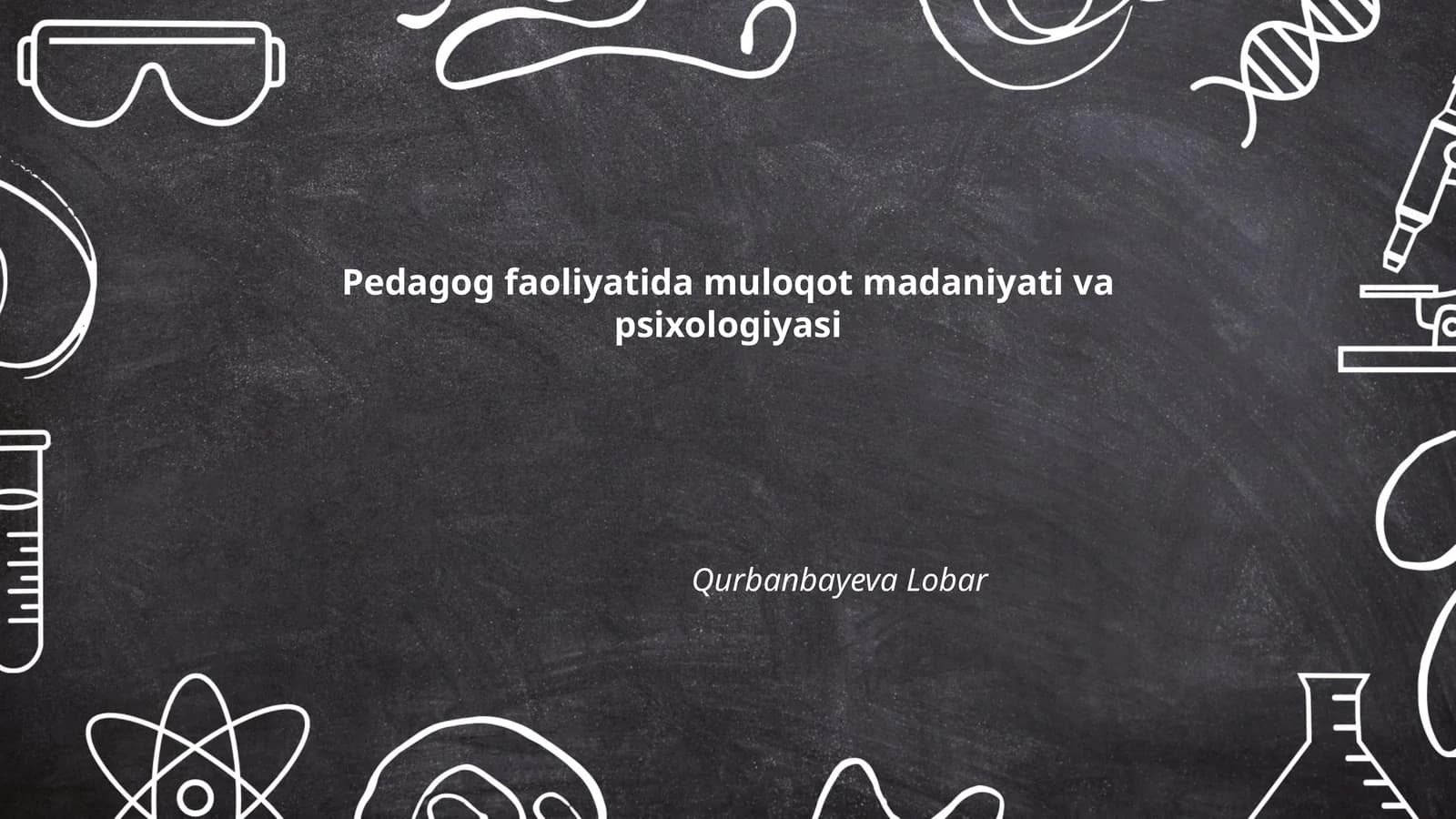 Pedagogik Muloqot Asoslari