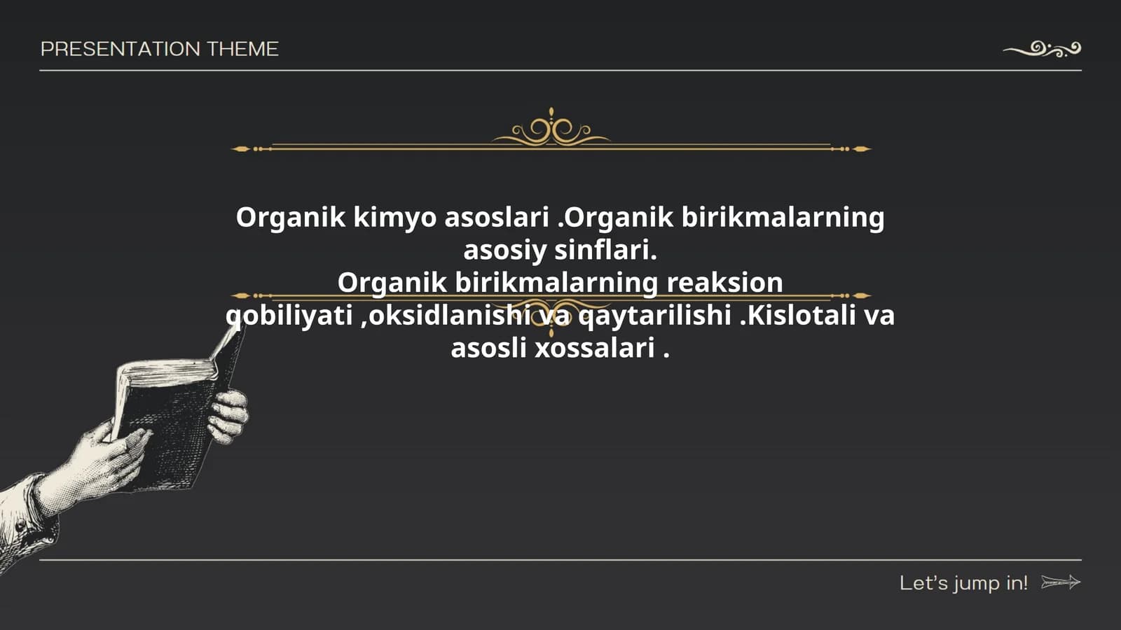 Organik kimyo asoslari