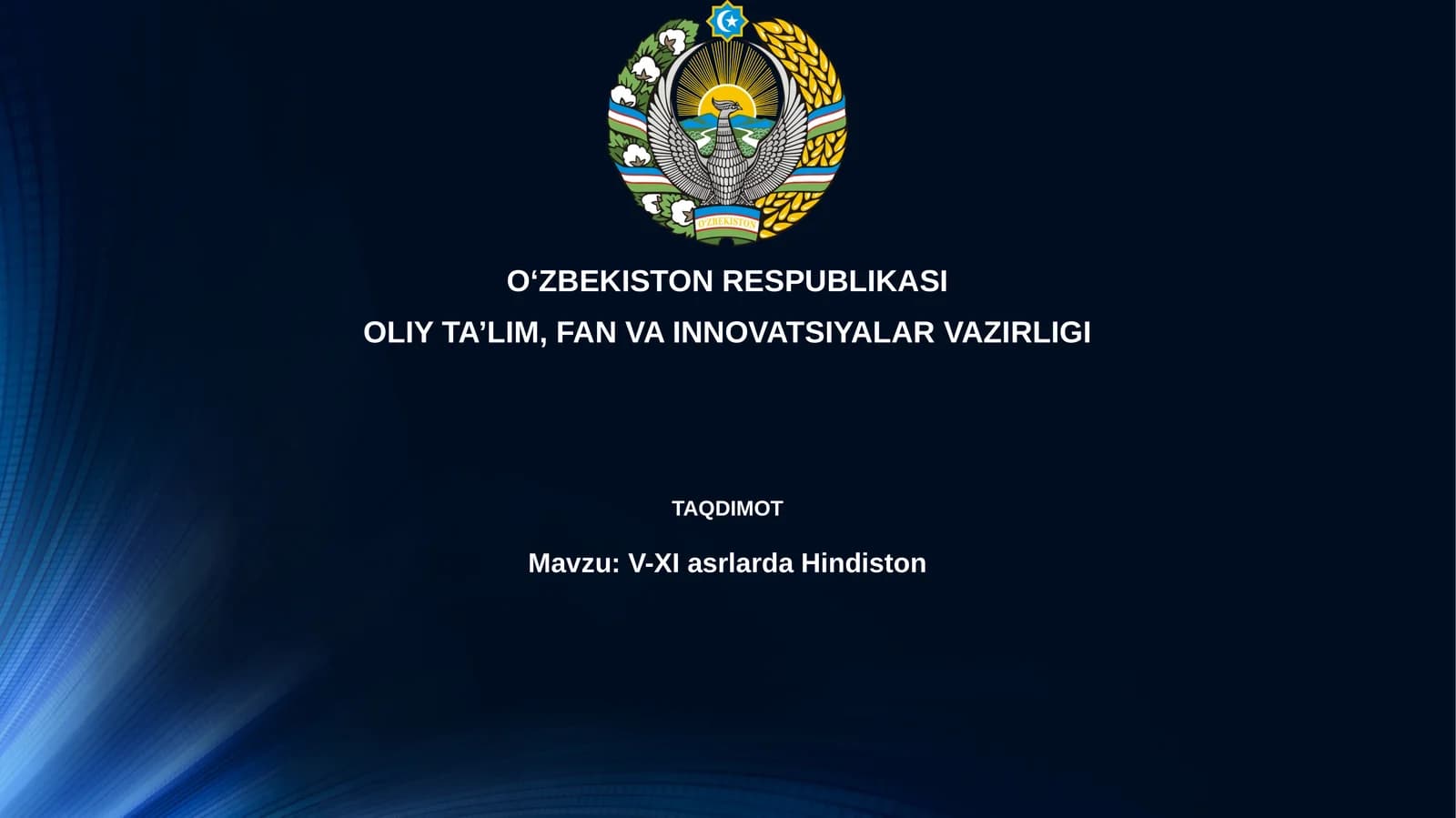 V-XI asrlarda Hindiston