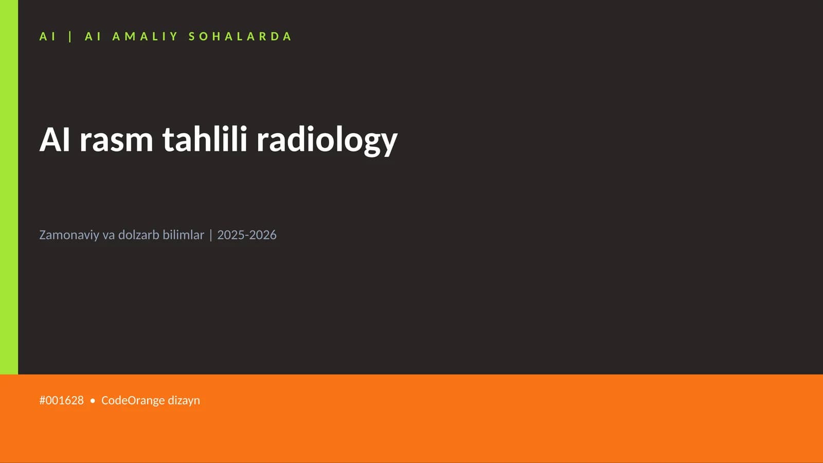 AI rasm tahlili radiology