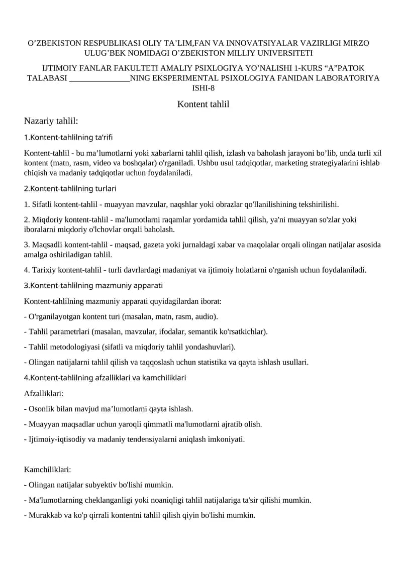 Kontent-tahlil