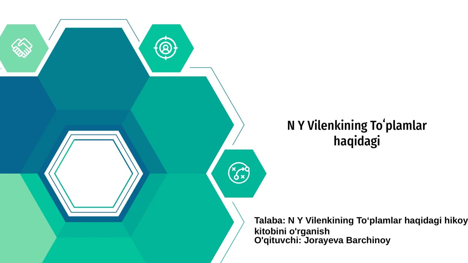 N Y Vilenkining Toʻplamlar haqidagi