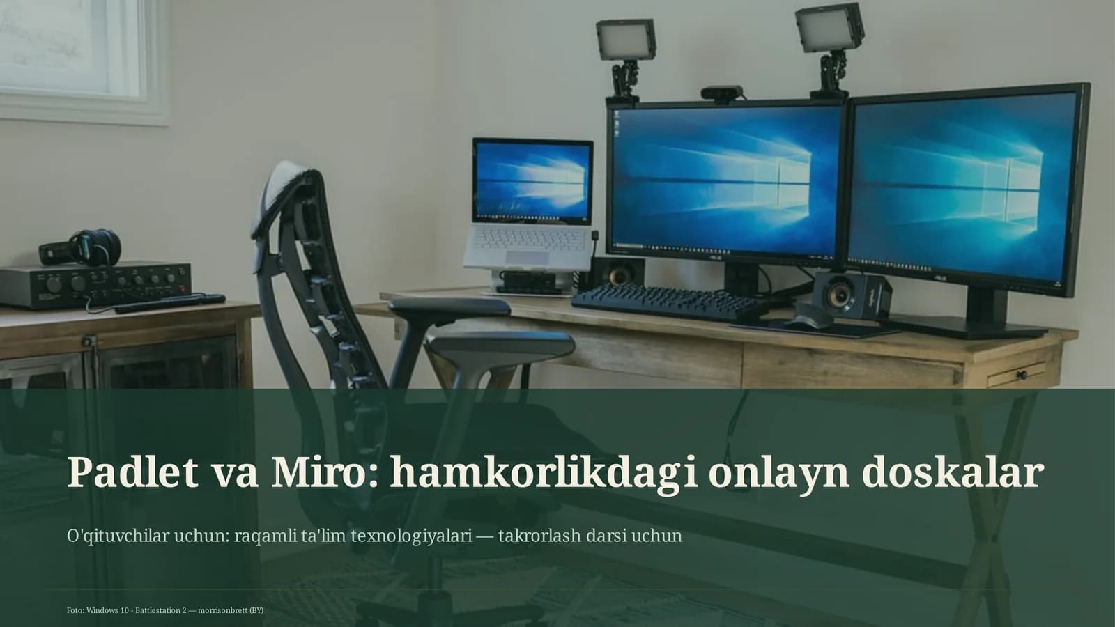 Padlet va Miro: hamkorlikdagi onlayn doskalar