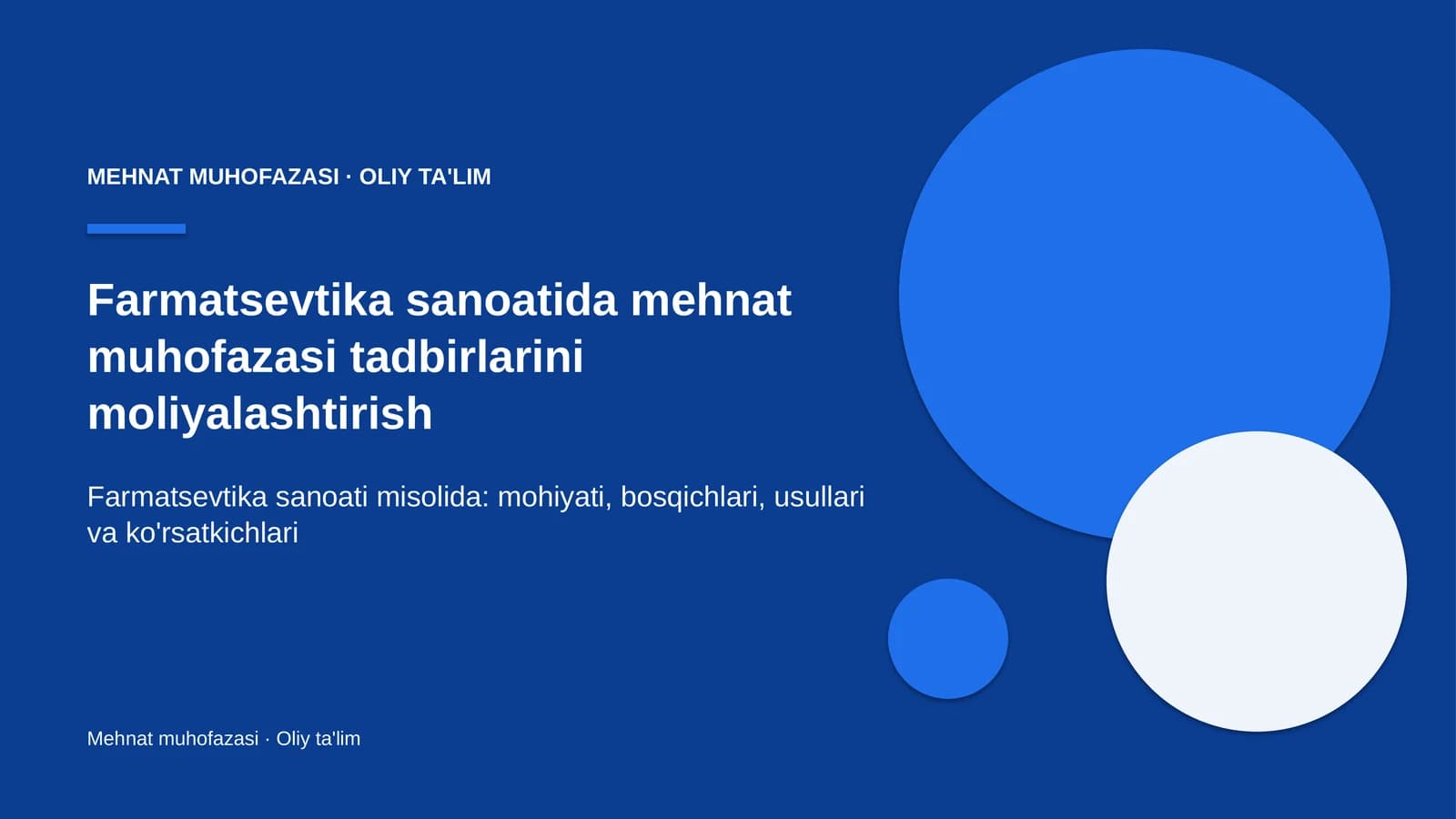 farmatsevtika sanoatida mehnat muhofazasi tadbirlarini moliyalashtirish 2989