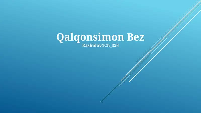 Qalqonsimon Bez