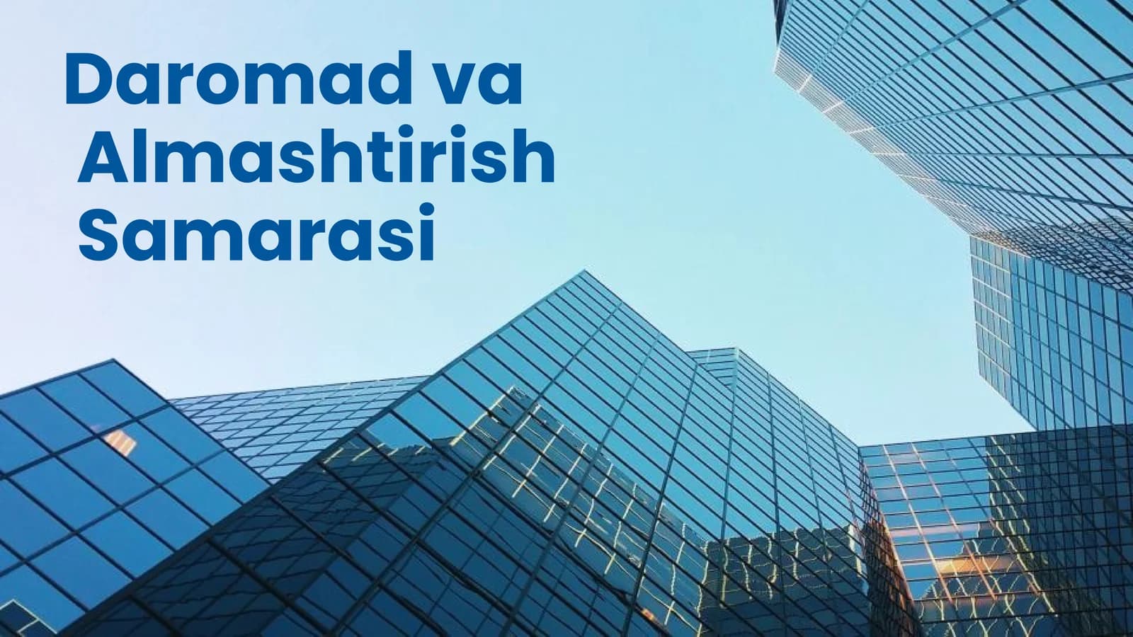 Daromad va Almashtirish Samarasi