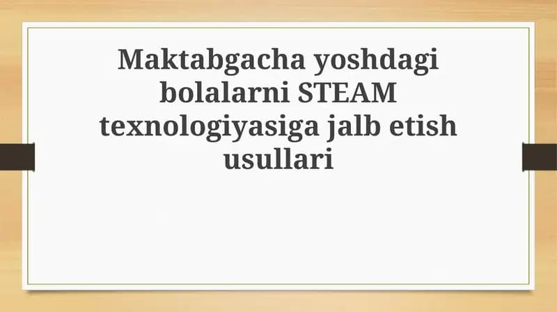 STEAM ta'limi