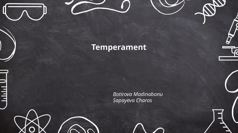 Temperament