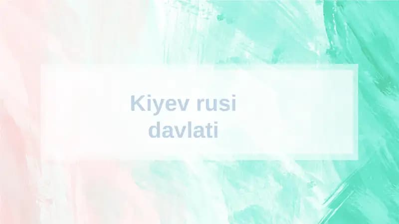 XII asrda, nemislarning «Sharqqa tazyiqi»