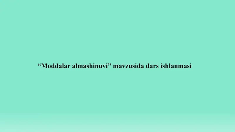Modal so'zlar darsi