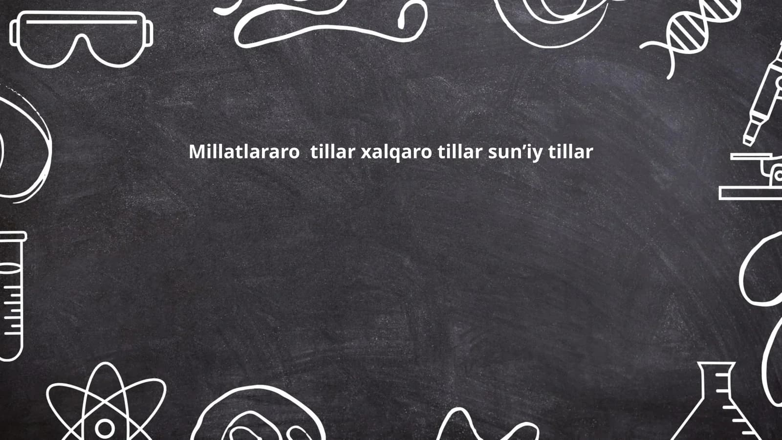 Sun'iy tillarning paydo bo‘lish tarixi