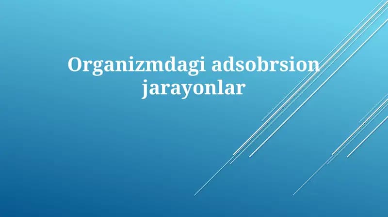 Adsorbsiya