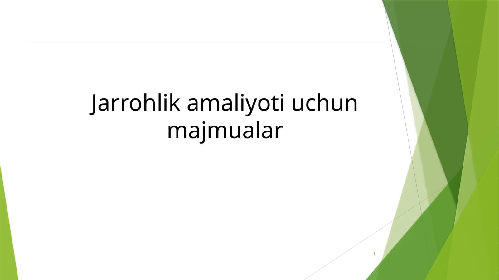 Jarrohlik asboblarining funksional guruhlari