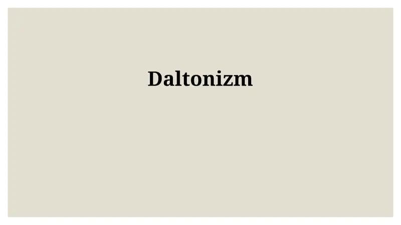 Daltonizm
