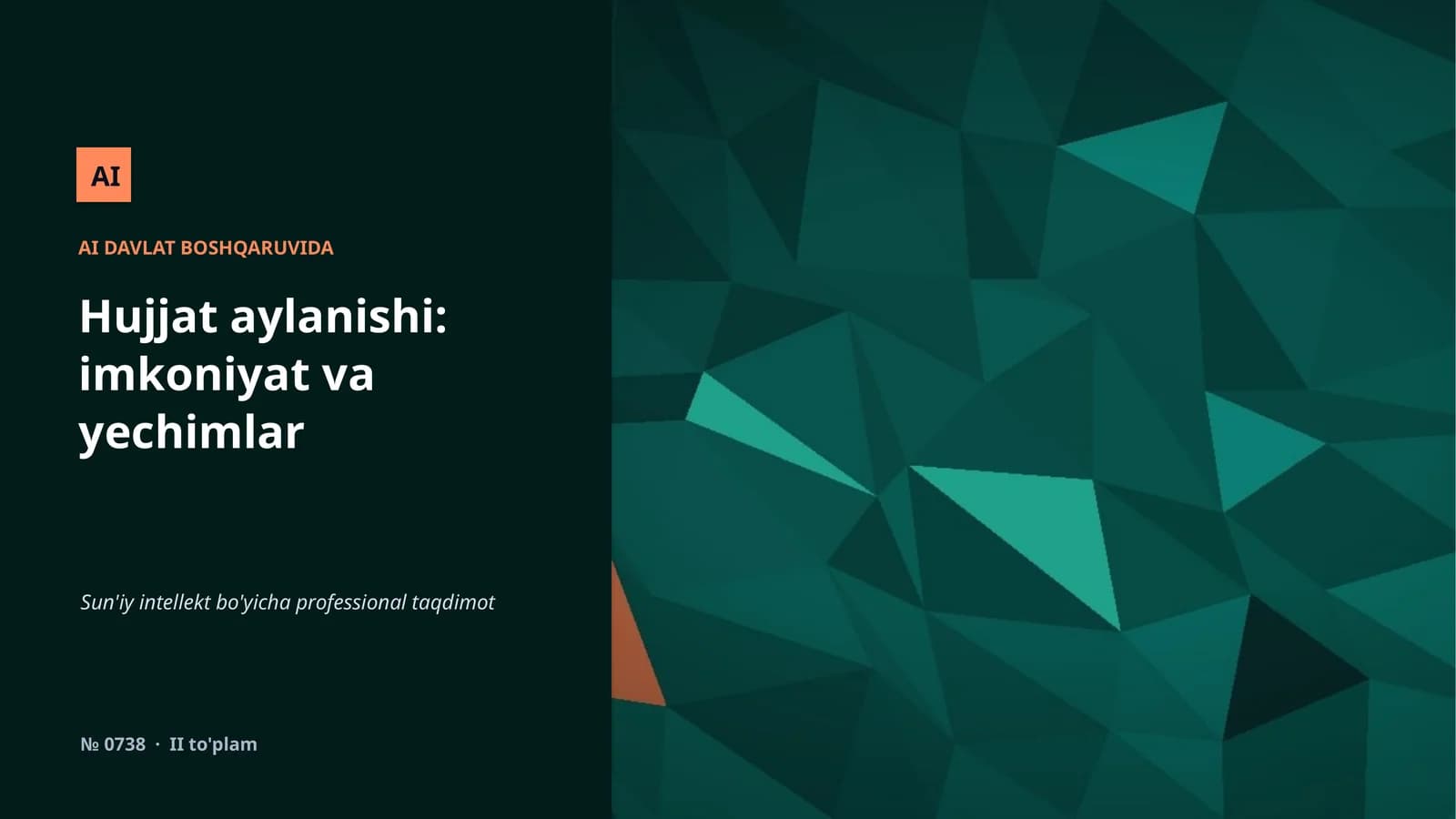 AI DAVLAT BOSHQARUVIDA