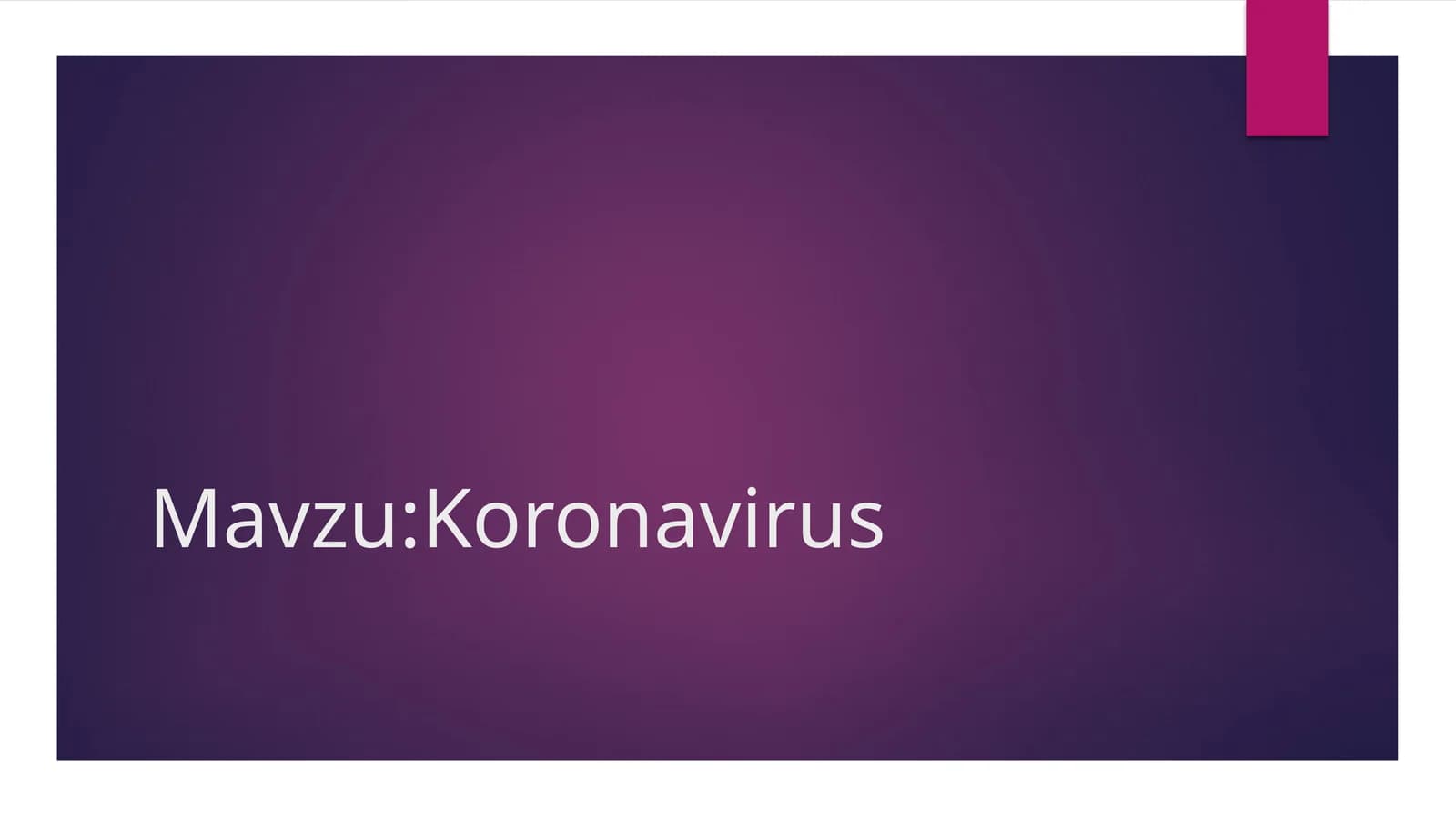 Koronavirus