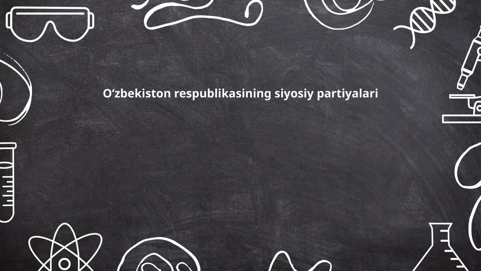 Oʻzbekiston respublikasining siyosiy partiyalari