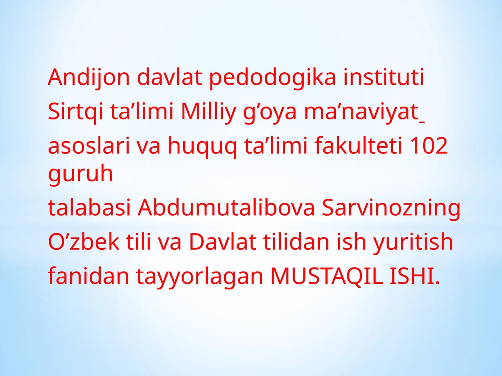 Terminlarning turlari