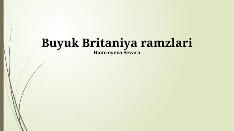 Buyuk Britaniya ramzlari