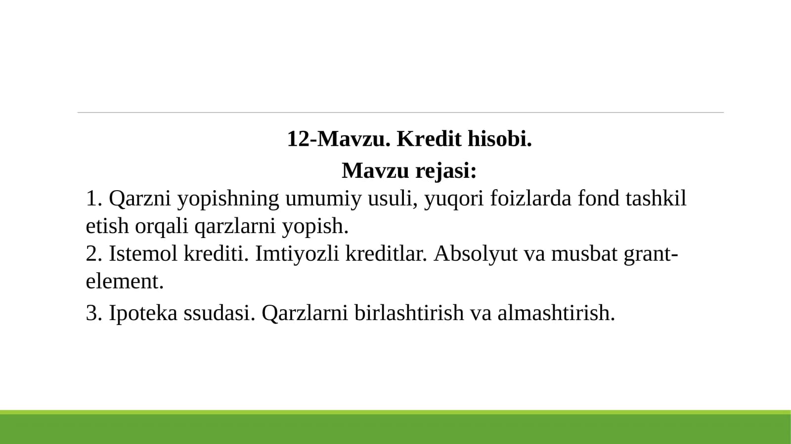 Krеdit hisоbi