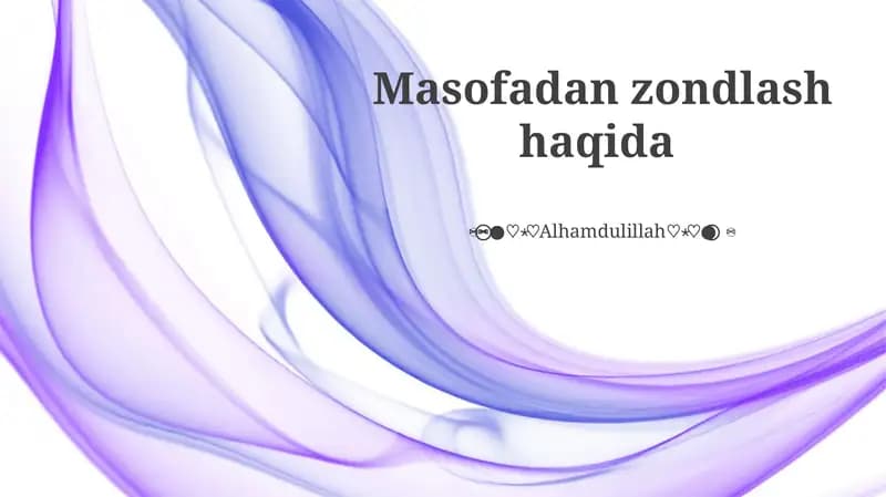 Masofaviy Zondlash Platformalari