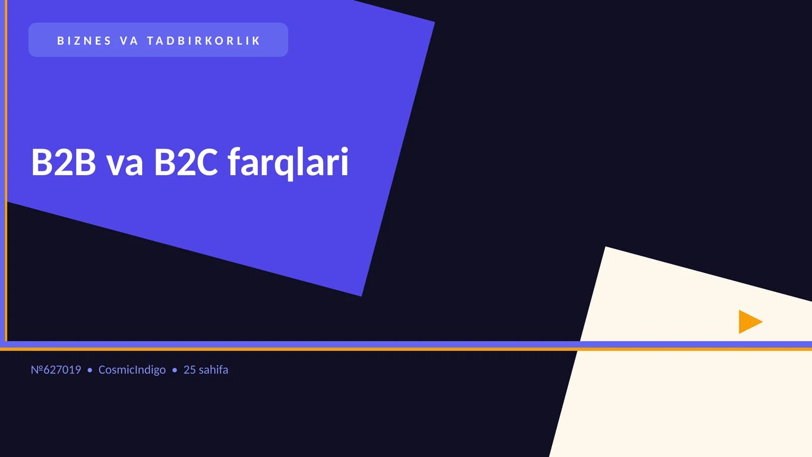 B2B va B2C farqlari