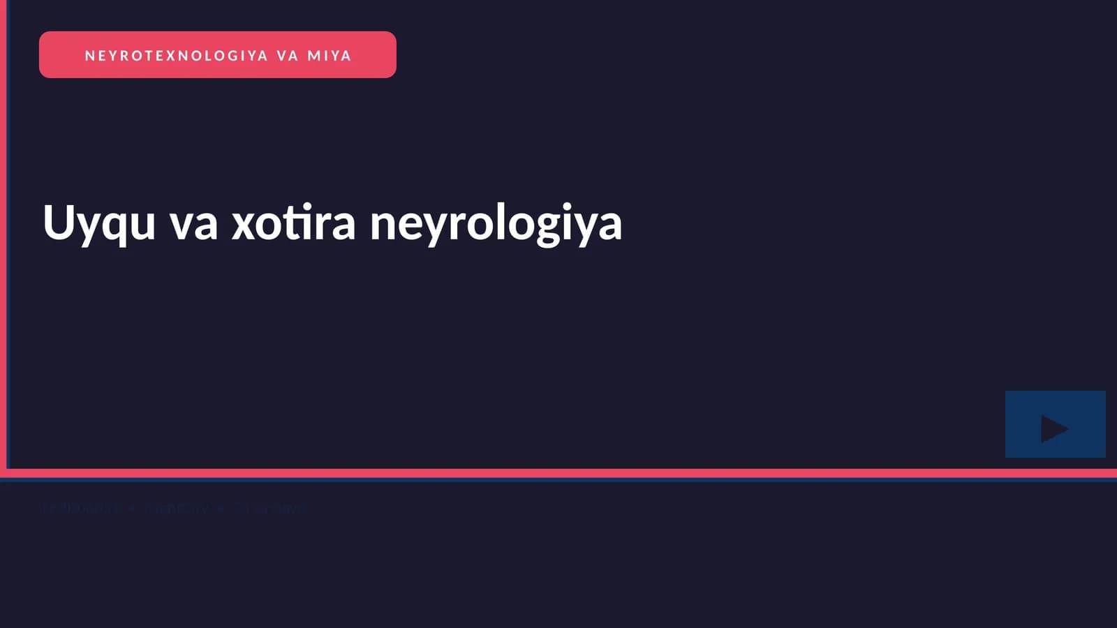 NEYROTEXNOLOGIYA VA MIYA