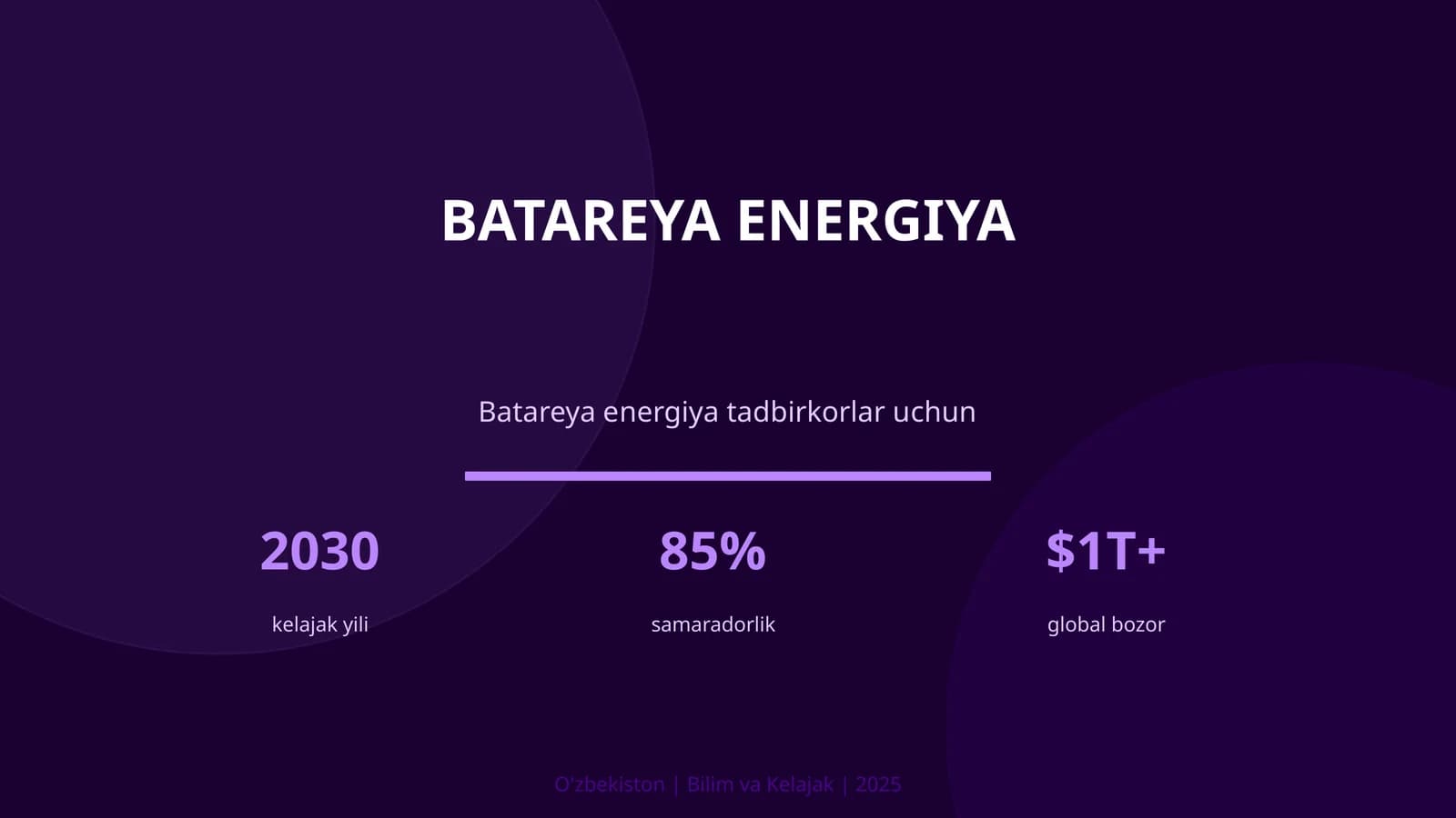 Batareya energiya