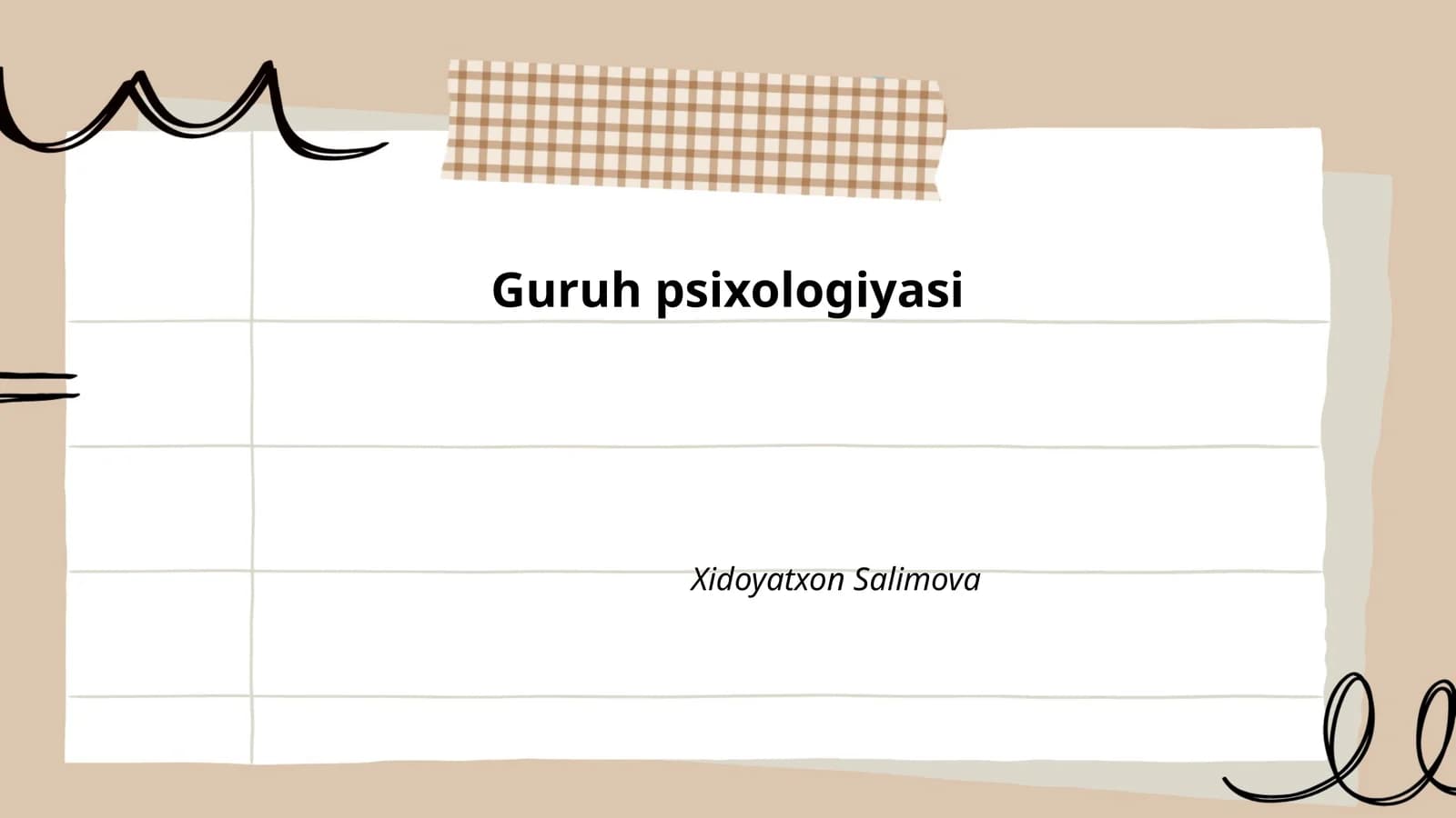 Guruh psixologiyasi
