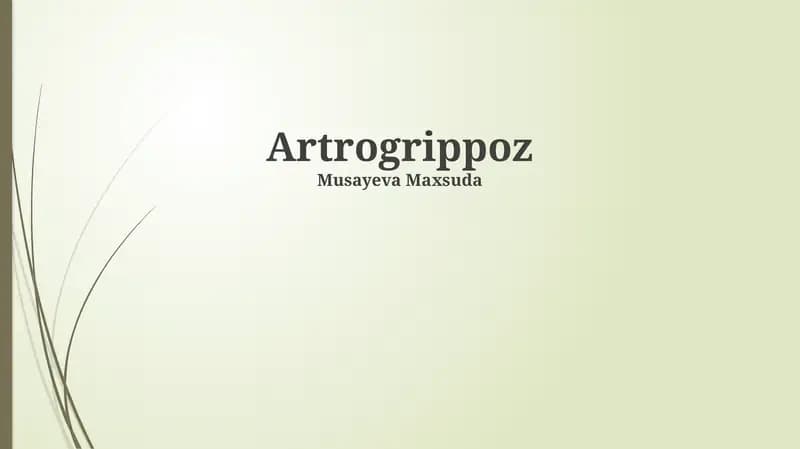 Artrogripoz