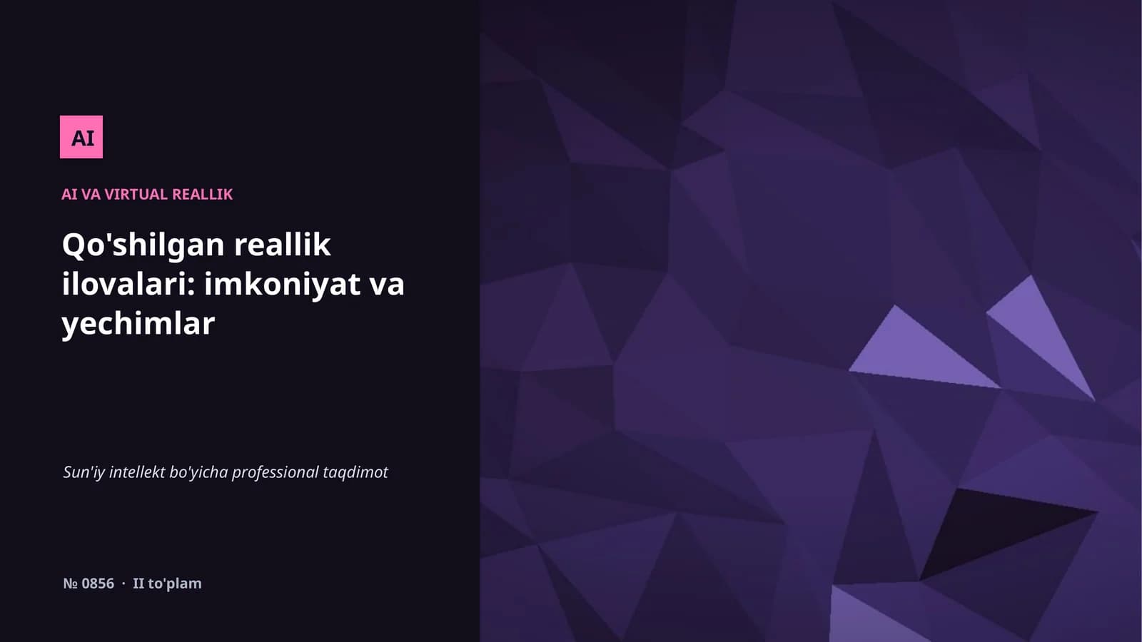 AI VA VIRTUAL REALLIK