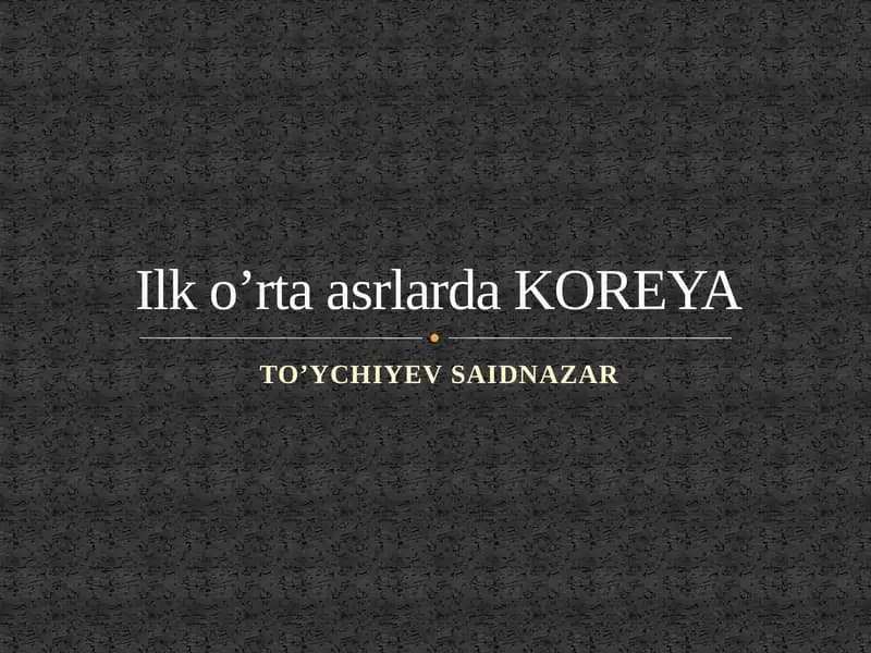 Choson (Koreya)