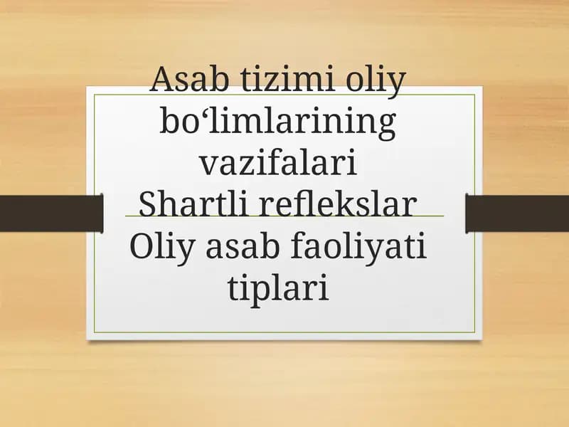 Asab tizimi