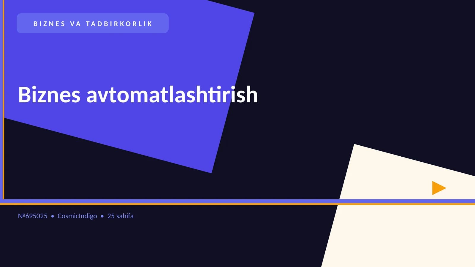 Biznes avtomatlashtirish