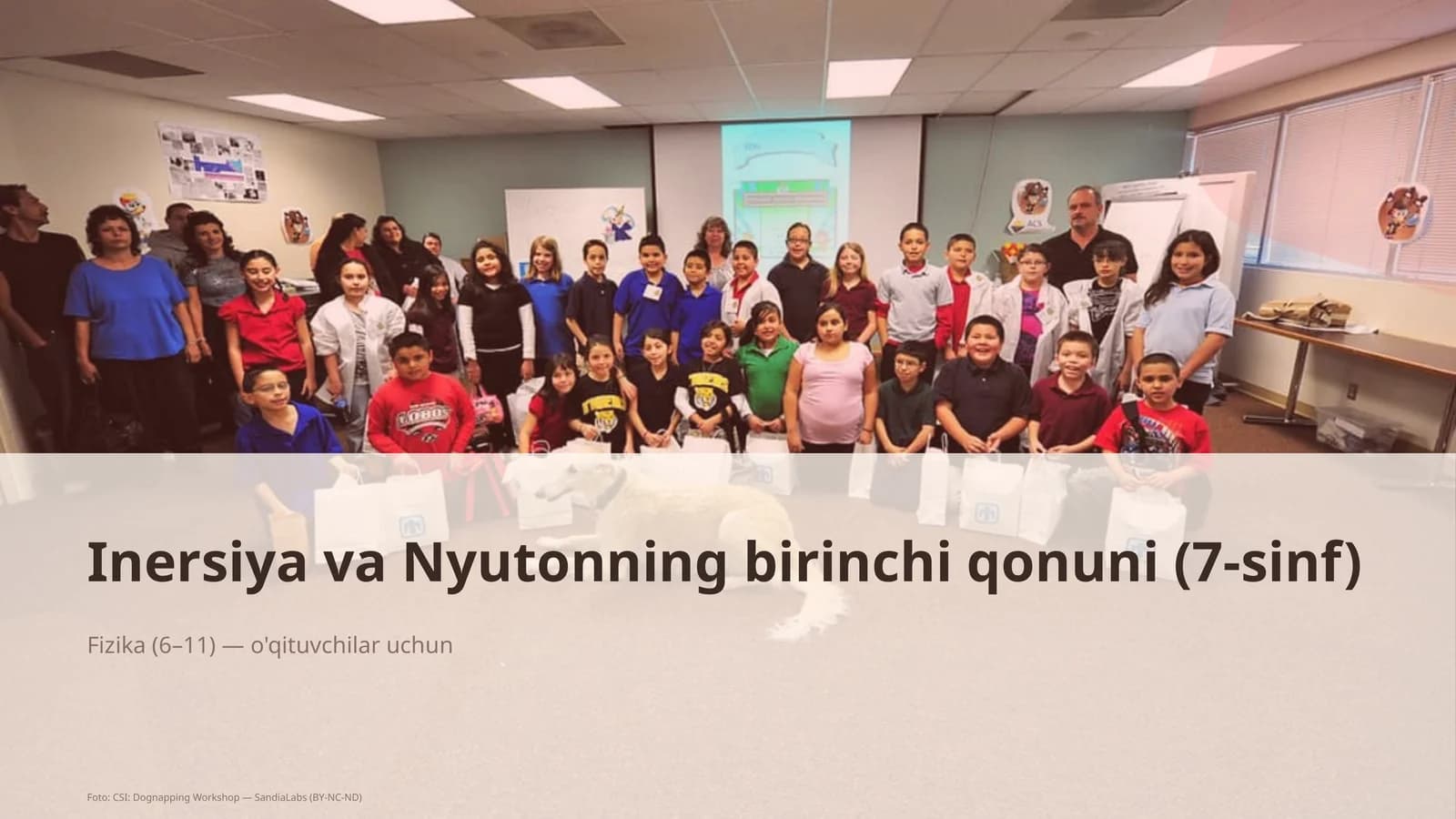Inersiya va Nyutonning birinchi qonuni (7-sinf)