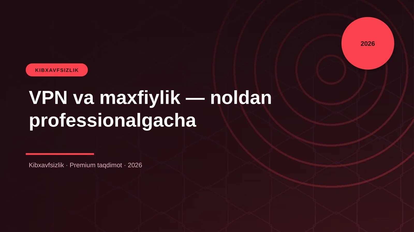 VPN va maxfiylik