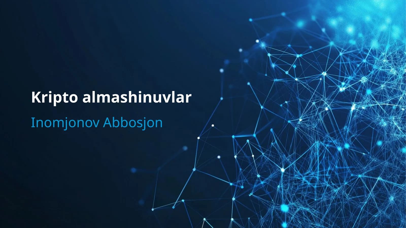 Kripto almashinuvlar