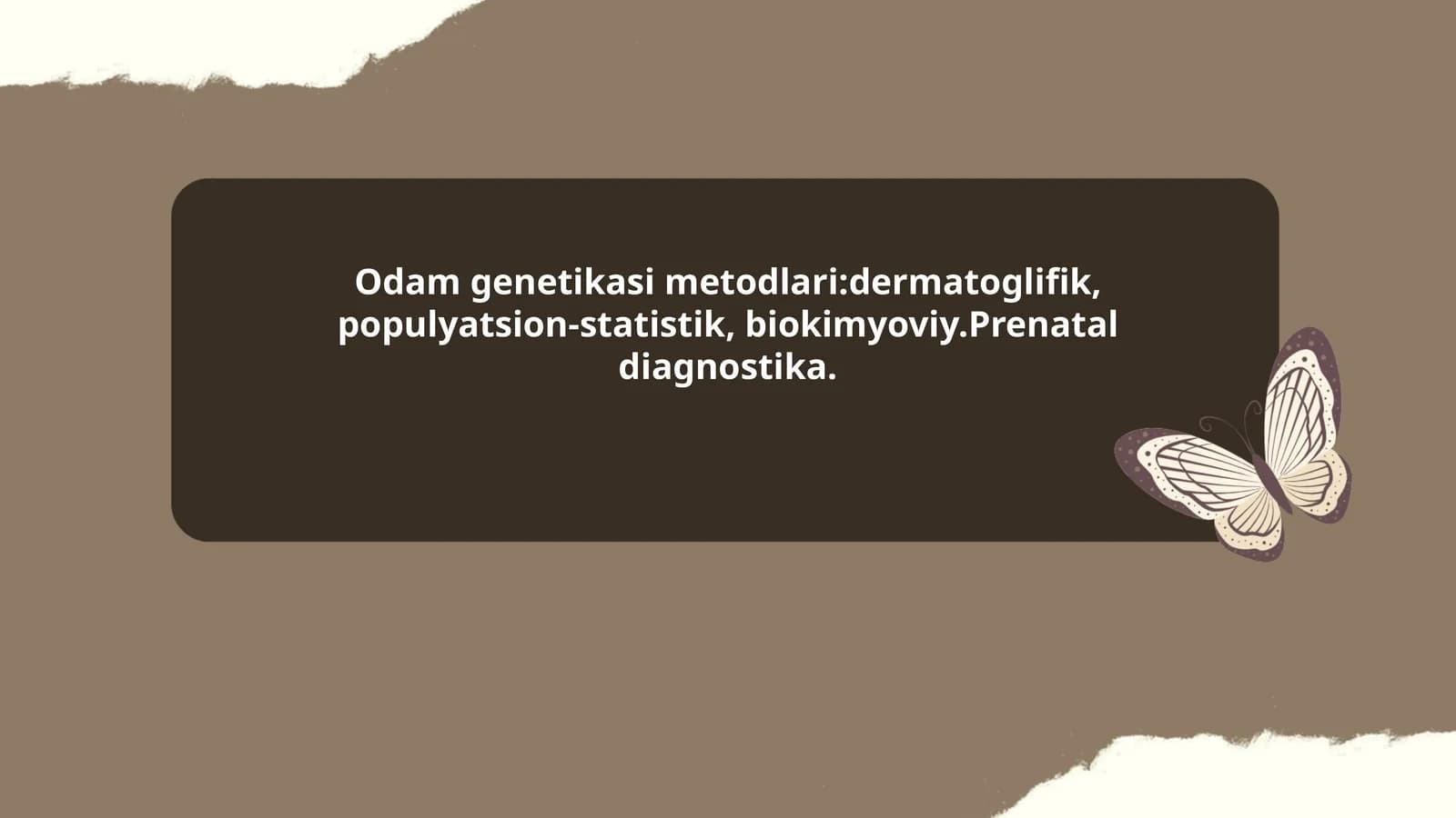 Dermatoglifik tahlil usullari