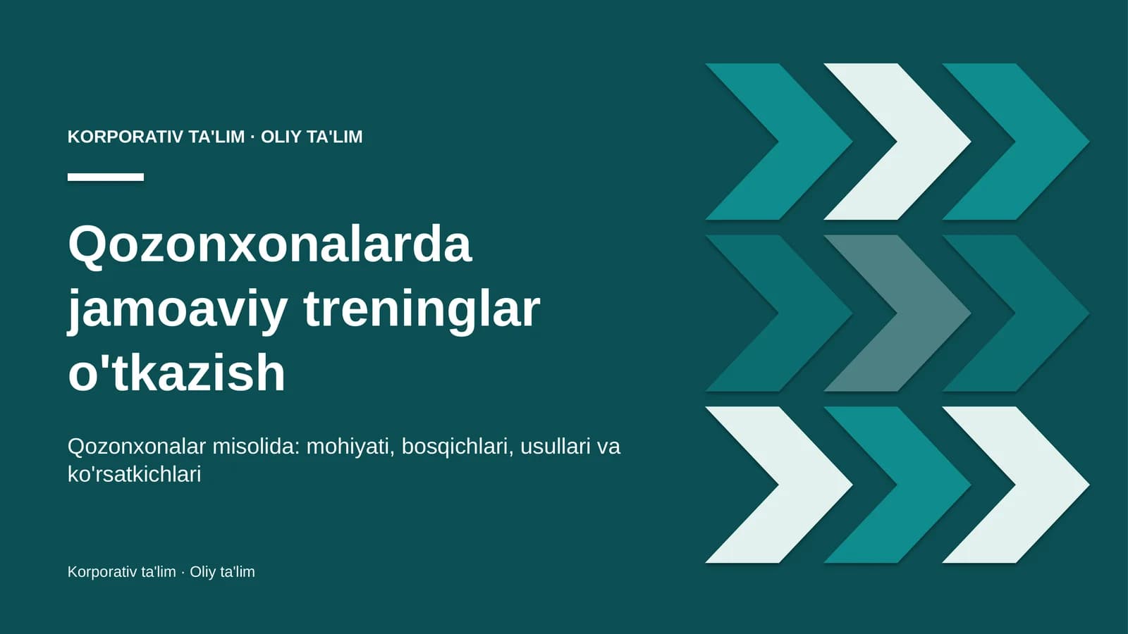 qozonxonalarda jamoaviy treninglar o'tkazish 1018