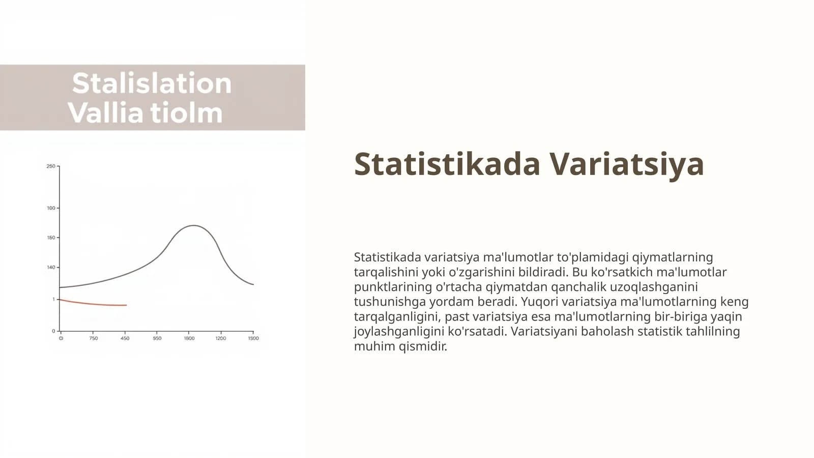 Statistikada Variatsiya