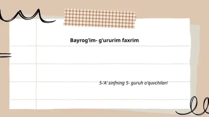 Bayrogʼim- gʼururim faxrim