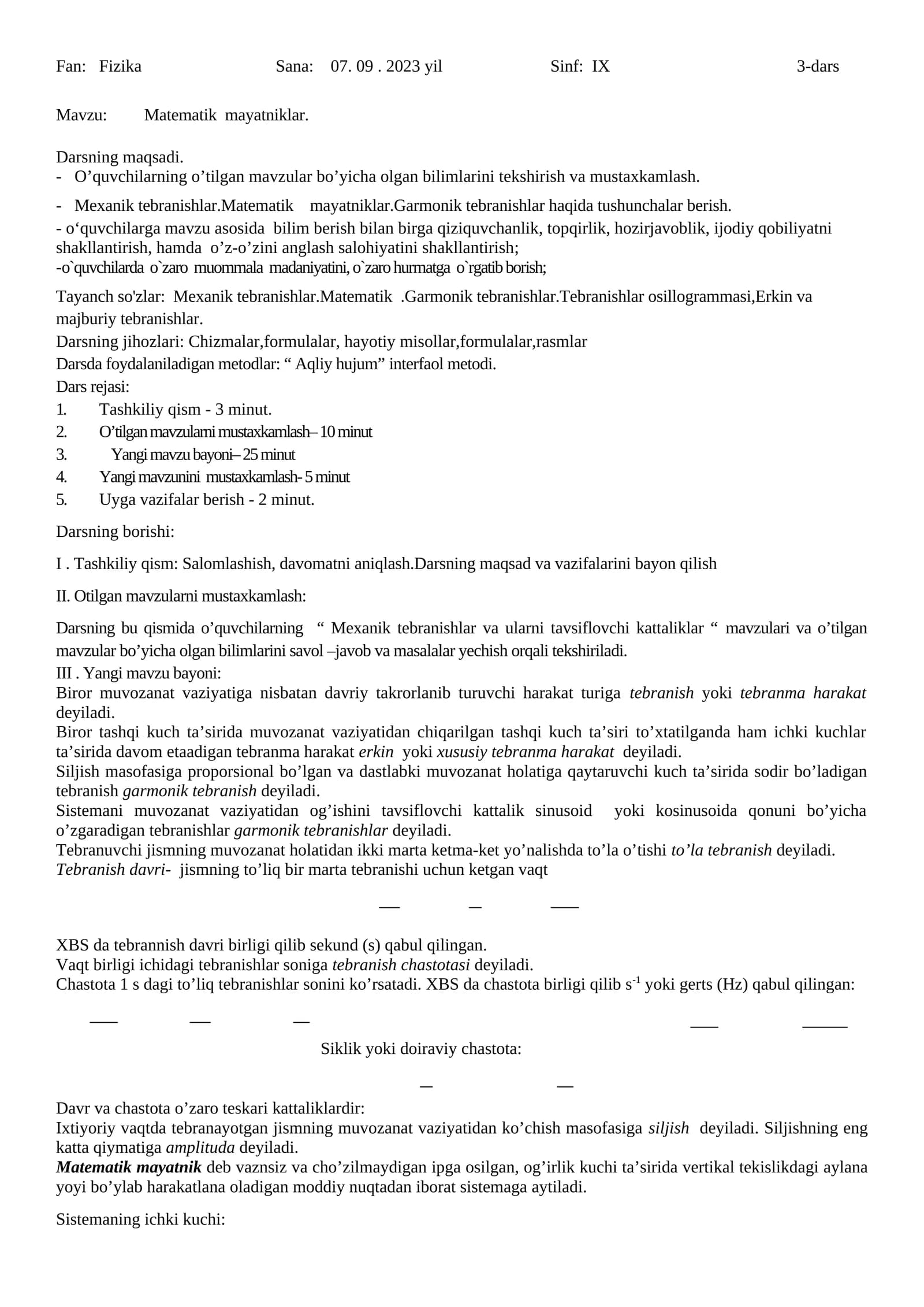 Matematik mayatniklar