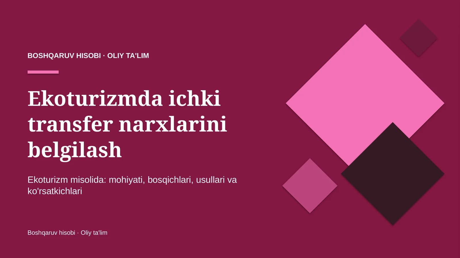 ekoturizmda ichki transfer narxlarini belgilash 7502
