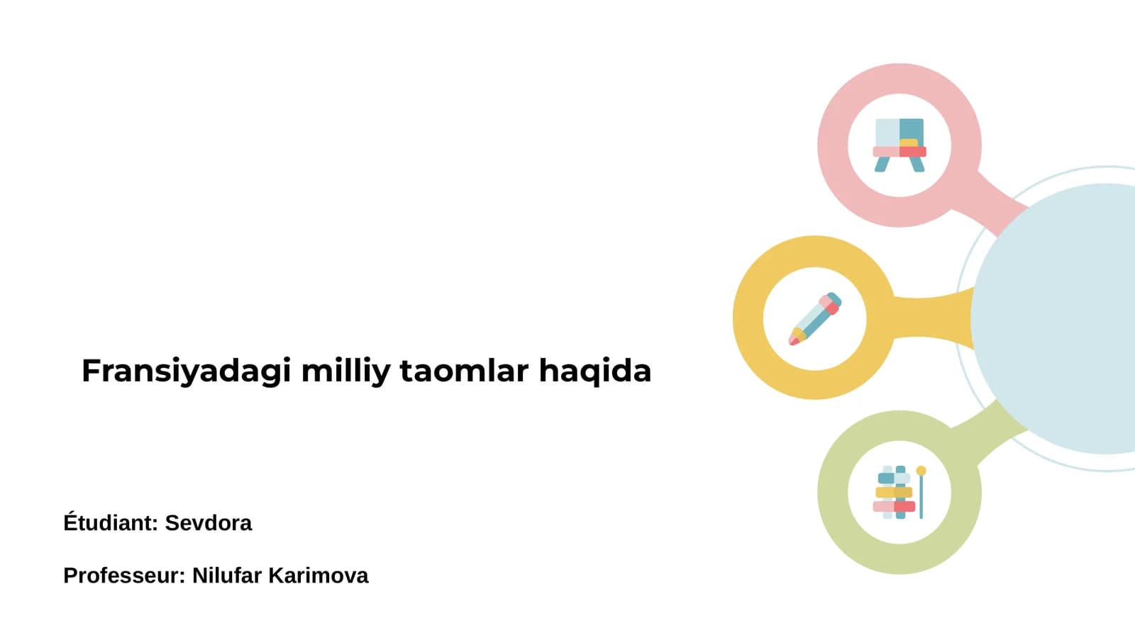 Fransiyadagi milliy taomlar haqida