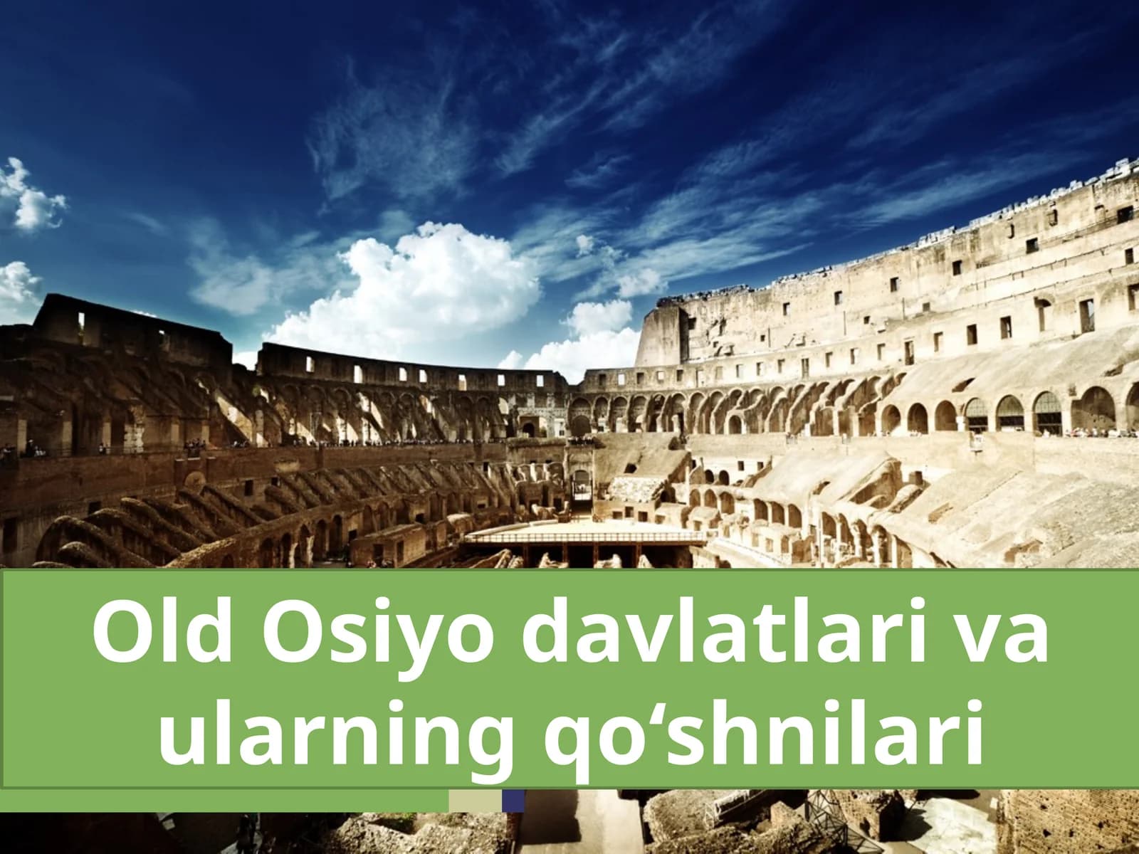Old Osiyo  davlatlari va  ularning qo‘shnilari